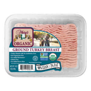 Mary’s Organic Ground Turkey Breast 98% Lean 2% Fat